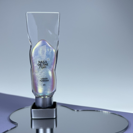 Liquid powder 01 — рідка втирка з переливом від зеленого до фіолетового для нігтів, 5 г