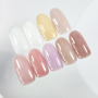 Nailsoftheday Cover base milk 04 shimmer — молочне з срібним шиммером базове покриття для нігтів, 10 мл