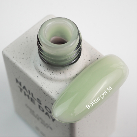 NAILSOFTHEDAY Bottle gel 14 — оливковий надміцний гель для укріплення нігтів, 10 мл