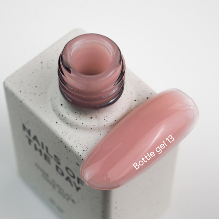 NAILSOFTHEDAY Bottle gel 13 — темно-рожевий надміцний гель для укріплення нігтів, 10 мл