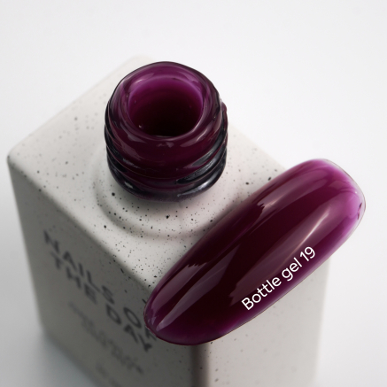 NAILSOFTHEDAY Bottle gel 19 – бургунді гель для укріплення нігтів, 10 мл