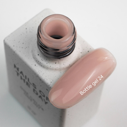NAILSOFTHEDAY Bottle gel 24 – нюдовий надміцний гель для укріплення нігтів, 10 мл