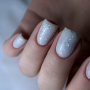 NAILSOFTHEDAY Potal base 09 молочно-срібна база зі сріблою поталлю, 10 мл