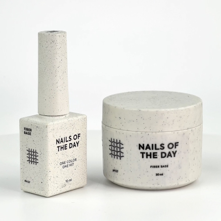 NAILSOFTHEDAY Fiber base – база для нігтів з нейлоновими волокнами, 30 мл