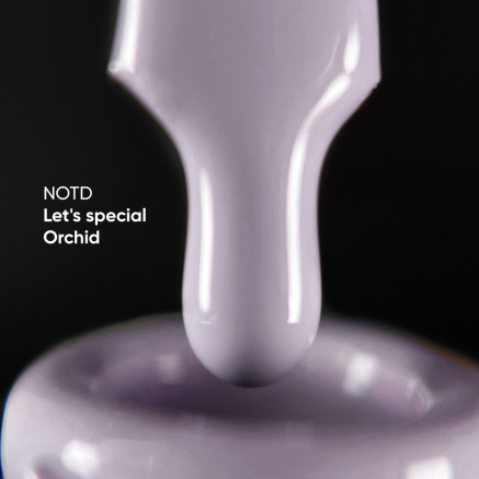 NAILSOFTHEDAY Gel polish Orchid — припилений бузковий гель-лак, що перекривається в один шар, 10 мл