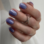 NAILSOFTHENIGHT Reflective base 05 камуфлююча світловідбиваюча база з голографічними блискітками (насичено-блакитна), 10 мл