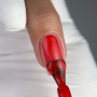 NAILSOFTHEDAY Color top 06 — класичний насичений червоний топ без липкого шару для нігтів, 10 мл штрих