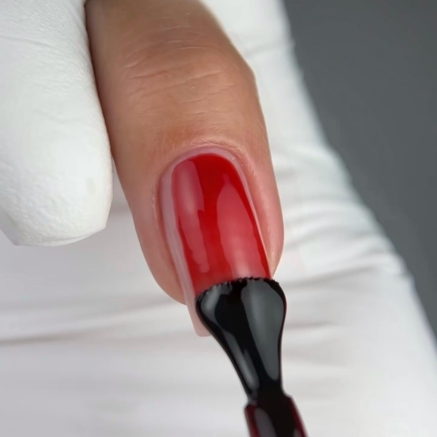 NAILSOFTHEDAY Color top Vitrage 07 — глибокий напівпрозорий бордовий вітраж топ без липкого шару для нігтів, 10 мл