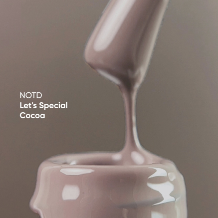 NAILSOFTHEDAY Gel polish Cocoa — молочно-коричневий гель–лак для нігтів, що перекриває в один шар, 10 мл