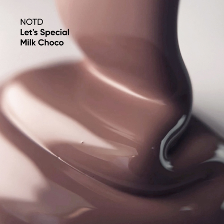 NAILSOFTHEDAY Gel polish Milk Choco — теплий шоколадий гель-лак, що перекривається в один шар, 10 мл