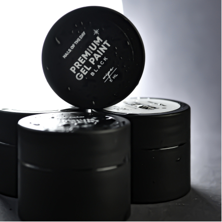 NAILSOFTHEDAY Premium gel paint Black no wipe — гель-фарба без липкого шару, 5 мл