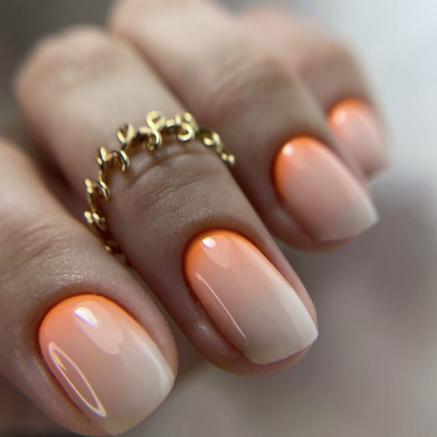 NAILSOFTHEDAY Gel polish Orange — помаранчевий гель-лак для нігтів, що перекривається в один шар, 10 мл