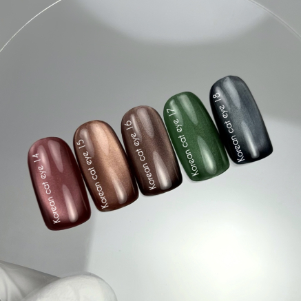 NAILSOFTHEDAY Korean cat eye 15 – бронзовий гель-лак котяче око, 10 мл
