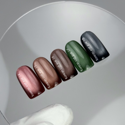 NAILSOFTHEDAY Korean cat eye 15 – бронзовий гель-лак котяче око, 10 мл