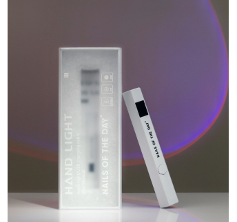 NAILSOFTHEDAY Nail lamp — White, ліхтарик для верхніх, нижніх форм