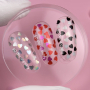 NAILSOFTHEDAY Kupidon top 04 — ніжне фінішне покриття для нігтів з голографічними сердечками, без липкого шару, 10 мл