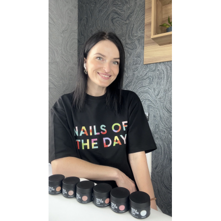 NAILSOFTHEDAY футболка брендована Style 2025 класичний логотип