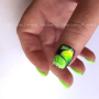 NAILSOFTHEDAY Gel polish Lime особливий неоново-салатовий гель-лак, що перекривається в один шар, 10 мл