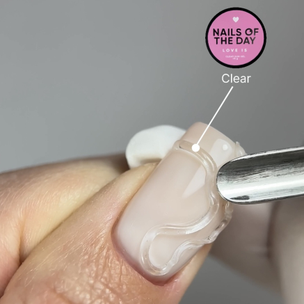 NAILSOFTHEDAY Love is Clear — прозора гель-жуйка для створення обємних дизайнів на нігтях, 15 г