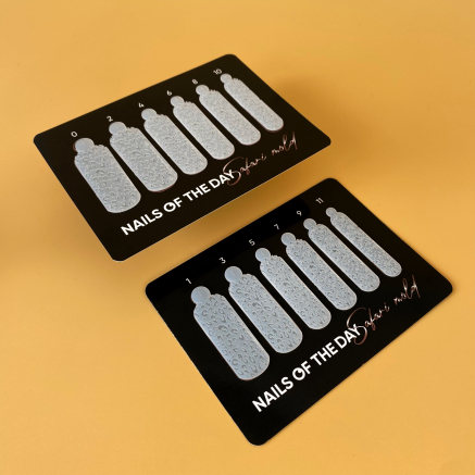 NAILSOFTHEDAY Wild Safari Leopard, silicone form, 12pcs/packet — силіконові молди для верхніх форм/леопард (Type 18),12 шт в брендованому пакеті.