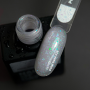 NAILSOFTHEDAY Potal base 16 – ніжно-молочна база з голографік стильною поталлю, 10 мл
