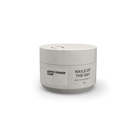 NAILSOFTHEDAY ELSA Acrylic powder clear — прозора акрилова пудра, 10 г