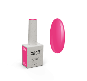 NAILSOFTHEDAY Gel polish Barbie особливий неоново-рожевий гель-лак, що перекривається в один шар, 10 мл