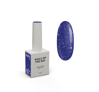 NAILSOFTHEDAY Gel polish Bombay — глибоко синій світловідбиваючий гель лак, 10 мл