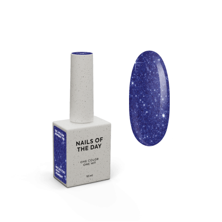 NAILSOFTHEDAY Gel polish Bombay — глибоко синій світловідбиваючий гель лак, 10 мл