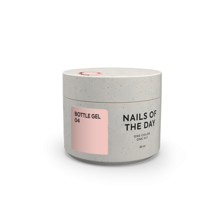 NAILSOFTHEDAY Bottle gel 04 – молочно-бежевий надміцний гель для укріплення нігтів, 30 мл