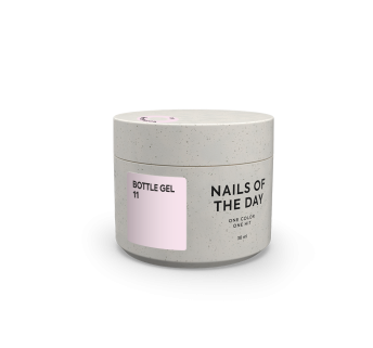 NAILSOFTHEDAY Bottle gel 11 – молочно-нюдовий надміцний гель для укріплення нігтів, 30 мл