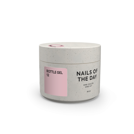 NAILSOFTHEDAY Bottle gel 12 – припилено-ліловий гель для укріплення нігтів, 30 мл