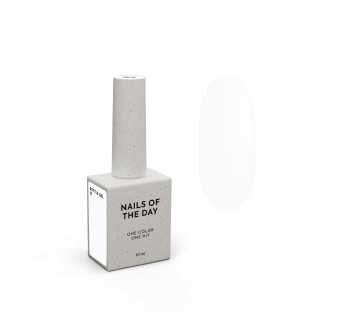NAILSOFTHEDAY Bottle gel 01 – білий надміцний гель для укріплення нігтів, 10 мл