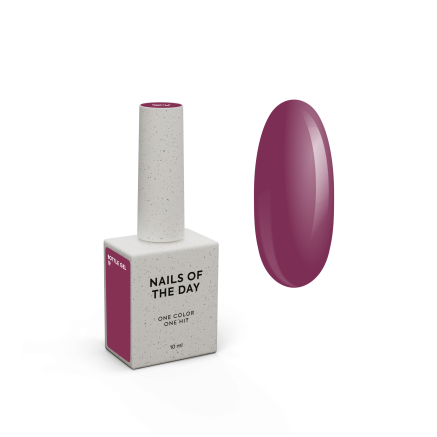 NAILSOFTHEDAY Bottle gel 19 – бургунді гель для укріплення нігтів, 10 мл