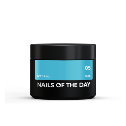 NAILSOFTHEDAY Bottle gel 05 – блакитний надміцний гель, 30 мл