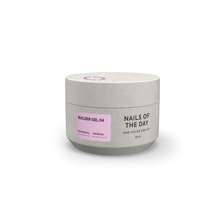 NAILSOFTHEDAY Builder Gel 04 — рожевий гель для нарощування нігтів, 15 мл