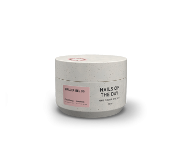 NAILSOFTHEDAY Builder Gel 06 — світло–коричневий гель для нарощування нігтів, 15 мл