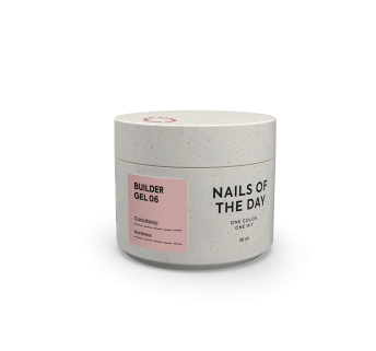 NAILSOFTHEDAY Builder Gel 06 — світло–коричневий гель для нарощування нігтів, 30 мл