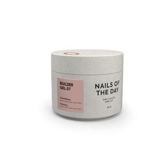 NAILSOFTHEDAY Builder Gel 07 — коричневий гель для нарощування нігтів, 30 мл