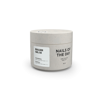 NAILSOFTHEDAY Builder Gel 08 — молочний гель для нарощування нігтів, 30 мл