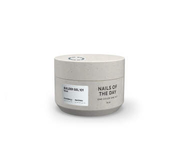 NAILSOFTHEDAY Builder gel 101 — молочний з поталлю гель для нарощування нігтів, 15 мл