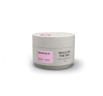 NAILSOFTHEDAY Builder Gel 10 — рожевий гель для нарощування нігтів, 15 мл