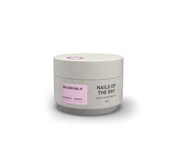 NAILSOFTHEDAY Builder Gel 11 — світло-рожевий гель для нарощування нігтів, 15 мл
