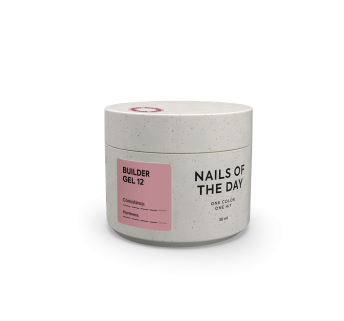 NAILSOFTHEDAY Builder Gel 12 — нюдово-рожевий гель для нарощування нігтів, 30 мл