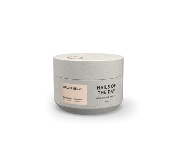 NAILSOFTHEDAY Builder Gel 20 — пісочний нюдовий гель для нарощування нігтів, 15 мл