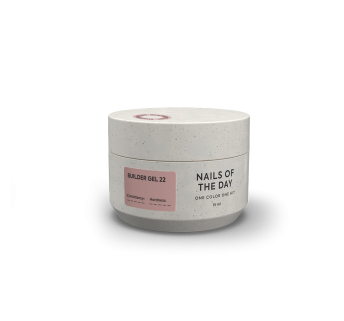 NAILSOFTHEDAY Builder Gel 22 — нюдовий гель для нарощування нігтів, 15 мл