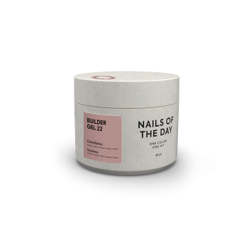NAILSOFTHEDAY Builder Gel 22 — нюдовий гель для нарощування нігтів, 30 мл