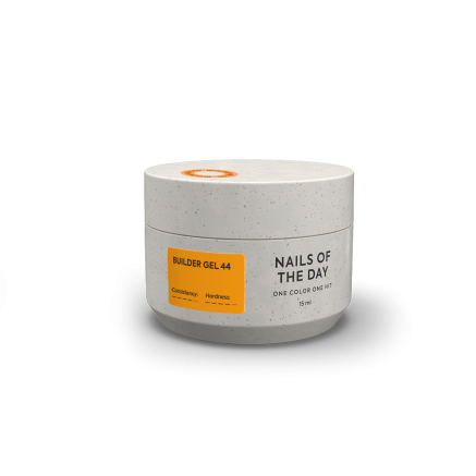 NAILSOFTHEDAY Builder gel 44 — помаранчевий гель для нарощування нігтів, 15 мл