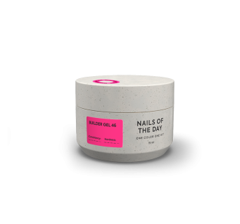 NAILSOFTHEDAY Builder gel 46 — насичено-рожевий гель для нарощування нігтів, 15 мл