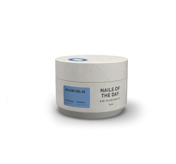 NAILSOFTHEDAY Builder gel 48 — блакитний гель для нарощування нігтів, 15 мл